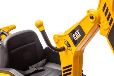 CAT Caterpillar sähkötraktori ja etukauha + kaivinkone lapsille-18