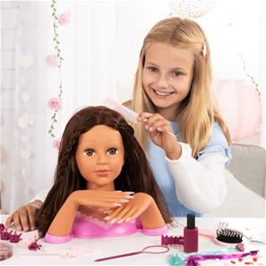 Charlene Magic Nails Meikkipää ja kynnet - Brunette 27 cm-10