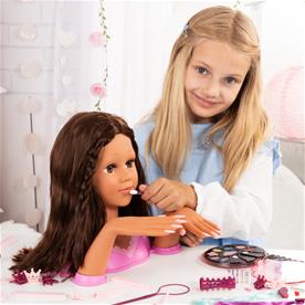 Charlene Magic Nails Meikkipää ja kynnet - Brunette 27 cm-12