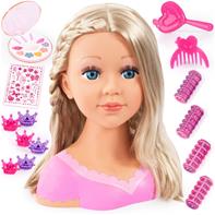 Charlene Super Model meikki- ja muotoilupää, vaalea