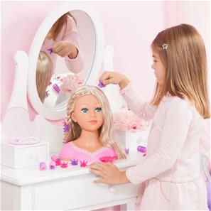 Charlene Super Model meikki- ja muotoilupää, vaalea-2