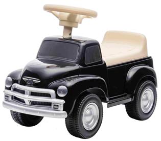 Chevrolet 3100 Potkuauto nahkaistuimella, musta