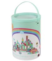 Classic Rainbow Garden puiset rakennuspalikat - 120 kpl (alkaen 18 kk)