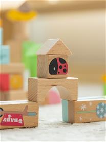 Classic Rainbow Garden puiset rakennuspalikat - 120 kpl (alkaen 18 kk)-10