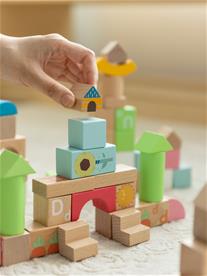 Classic Rainbow Garden puiset rakennuspalikat - 120 kpl (alkaen 18 kk)-2
