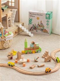 Classic Rainbow Garden puiset rakennuspalikat - 40 kpl (alkaen 18 kk)-2