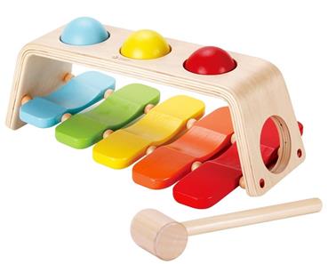 Classic World 2-in-1 ksylofoni ja puinen vasarapenkki (alkaen 12 kk)