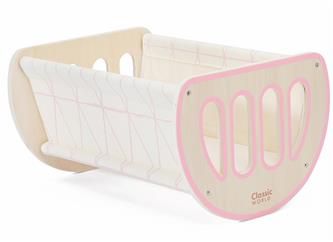 Classic World 2-in-1 puinen kehto ja sänky nukelle