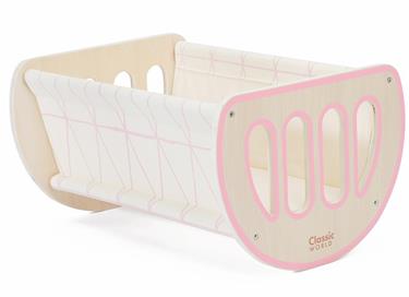 Classic World 2-in-1 puinen kehto ja sänky nukelle