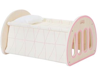 Classic World 2-in-1 puinen kehto ja sänky nukelle-2