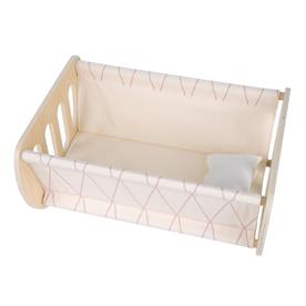 Classic World 2-in-1 puinen kehto ja sänky nukelle-4