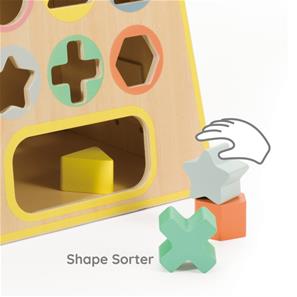 Classic World  puinen aktiviteetti- ja helmilabyrintti Arty (alkaen 18 kk)-5