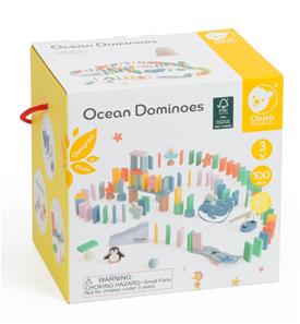 Classic World Domino-puupeli, meriaiheinen (alkaen 36 kk)-2