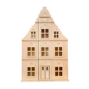 Classic World Flemish Dream House – suuri puinen nukketalo-2