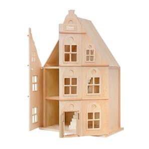 Classic World Flemish Dream House – suuri puinen nukketalo-3