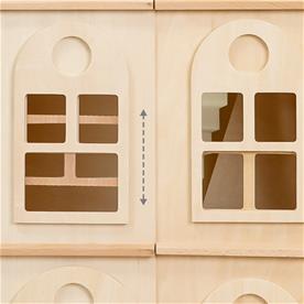Classic World Flemish Dream House – suuri puinen nukketalo-6
