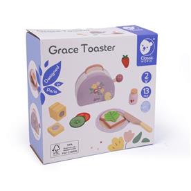 Classic World Grace leivänpaahdinsetti tarvikkeineen - Puulelut-2