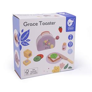 Classic World Grace leivänpaahdinsetti tarvikkeineen - Puulelut-2