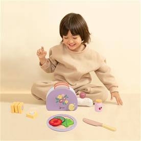 Classic World Grace leivänpaahdinsetti tarvikkeineen - Puulelut-6