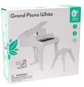 Classic World Grand Piano lapsille, Valkoinen (alkaen 36 kk)-6