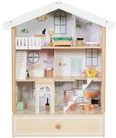 Classic World Happy Villa puinen nukkekoti lisävarusteineen