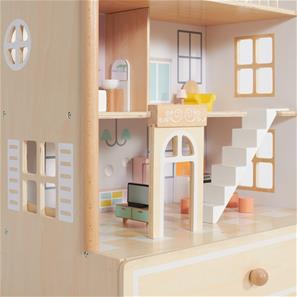 Classic World Happy Villa puinen nukkekoti lisävarusteineen-6