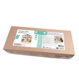 Classic World Happy Villa puinen nukkekoti lisävarusteineen-8