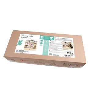 Classic World Happy Villa puinen nukkekoti lisävarusteineen-8