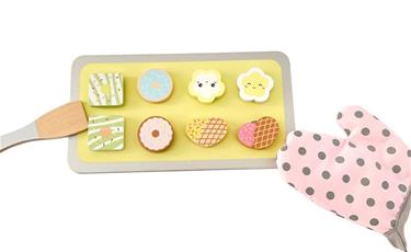 Classic World leipomissetti - Puinen leikkiruoka (alkaen 36kk)