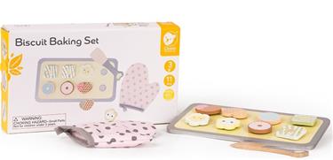 Classic World leipomissetti - Puinen leikkiruoka (alkaen 36kk)-2