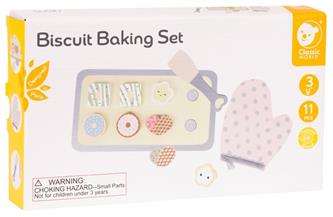 Classic World leipomissetti - Puinen leikkiruoka (alkaen 36kk)-4