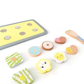 Classic World leipomissetti - Puinen leikkiruoka (alkaen 36kk)-5