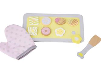 Classic World leipomissetti - Puinen leikkiruoka (alkaen 36kk)-7