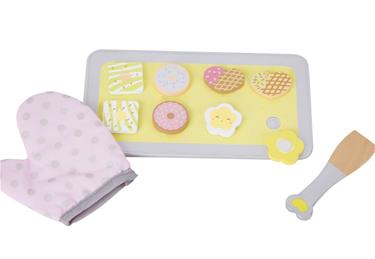 Classic World leipomissetti - Puinen leikkiruoka (alkaen 36kk)-7