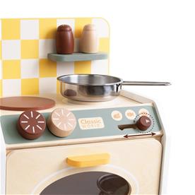 Classic World Mini puinen leikkikeittiö lapsille (alkaen 3v)-4