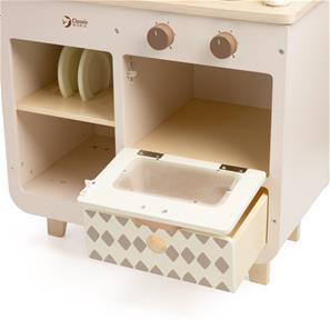 Classic World - Moderni puinen leikkikeittiö lapsille-5