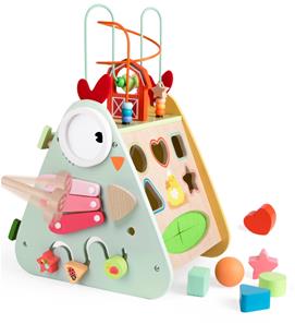 Classic World Puinen aktiviteetti- ja soittorasia (alkaen 18 kk)