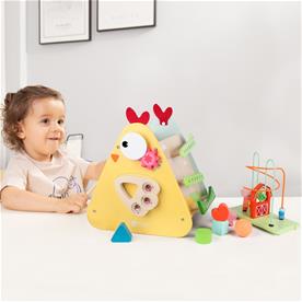 Classic World Puinen aktiviteetti- ja soittorasia (alkaen 18 kk)-3