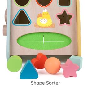 Classic World Puinen aktiviteetti- ja soittorasia (alkaen 18 kk)-6