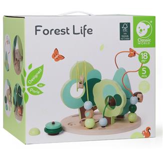Classic World puinen aktiviteettilabyrintti Forest Life (alkaen 18 kk)-8