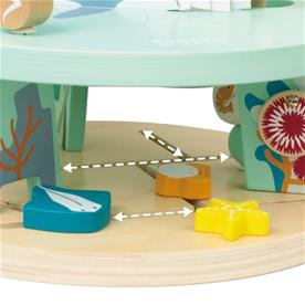 Classic World puinen aktiviteettilabyrintti Sea Life (alkaen 18 kk)-6