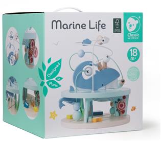 Classic World puinen aktiviteettilabyrintti Sea Life (alkaen 18 kk)-7