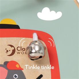 Classic World Puinen aktiviteettilauta - paloauto (alkaen 12 kk)-5