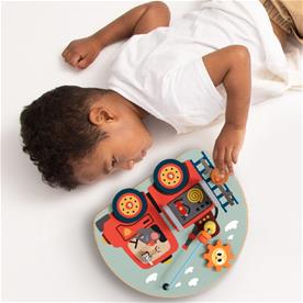 Classic World Puinen aktiviteettilauta - paloauto (alkaen 12 kk)-6