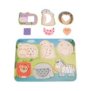 Classic World puinen eläinpalapeli (+12 kk)-2