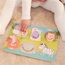 Classic World puinen eläinpalapeli (+12 kk)-4