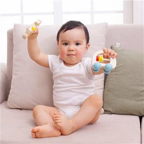 Classic World puinen elefanttihelistin (alkaen 6 kk)-4