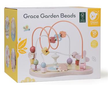 Classic World puinen puutarha -helmilabyrintti (alkaen 18 kk)-7