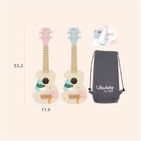 Classic World puinen Iris Ukulele vaaleanpunainen (alkaen 36 kk)-3