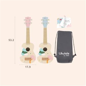 Classic World puinen Iris Ukulele vaaleanpunainen (alkaen 36 kk)-3